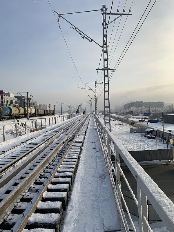 Завершен первый этап  реконструкции  железнодорожного путепровода над Пулковским шоссе